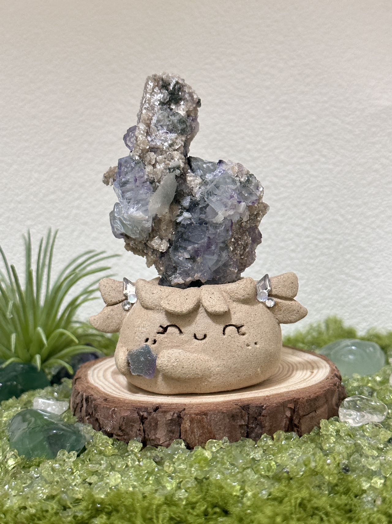 Gypsum/Pyrite Crystal Conglomerate