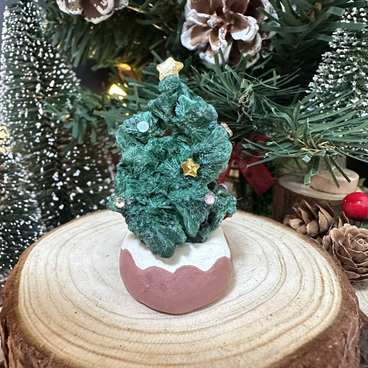 Kitten Cobalt Christmas Tree