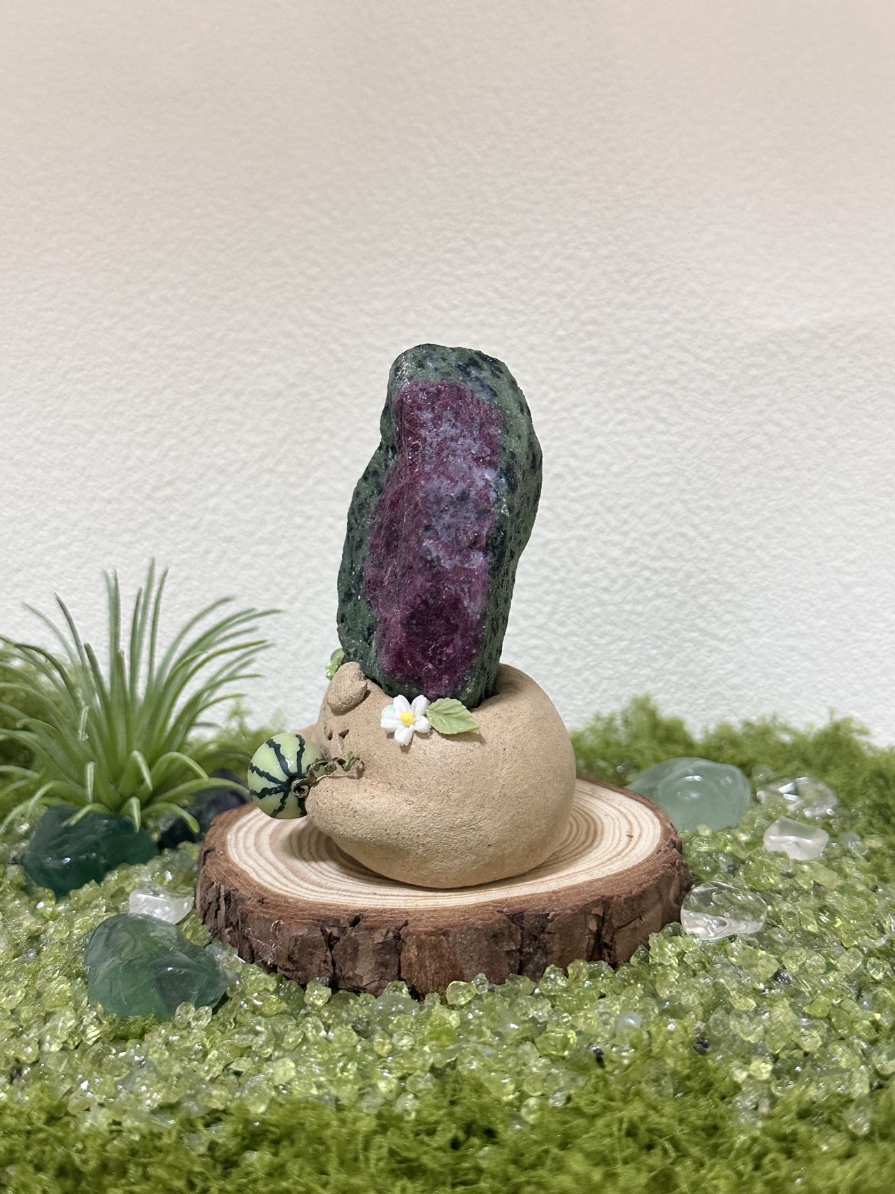 Red and Green Gemstone, Watermelon Tourmaline