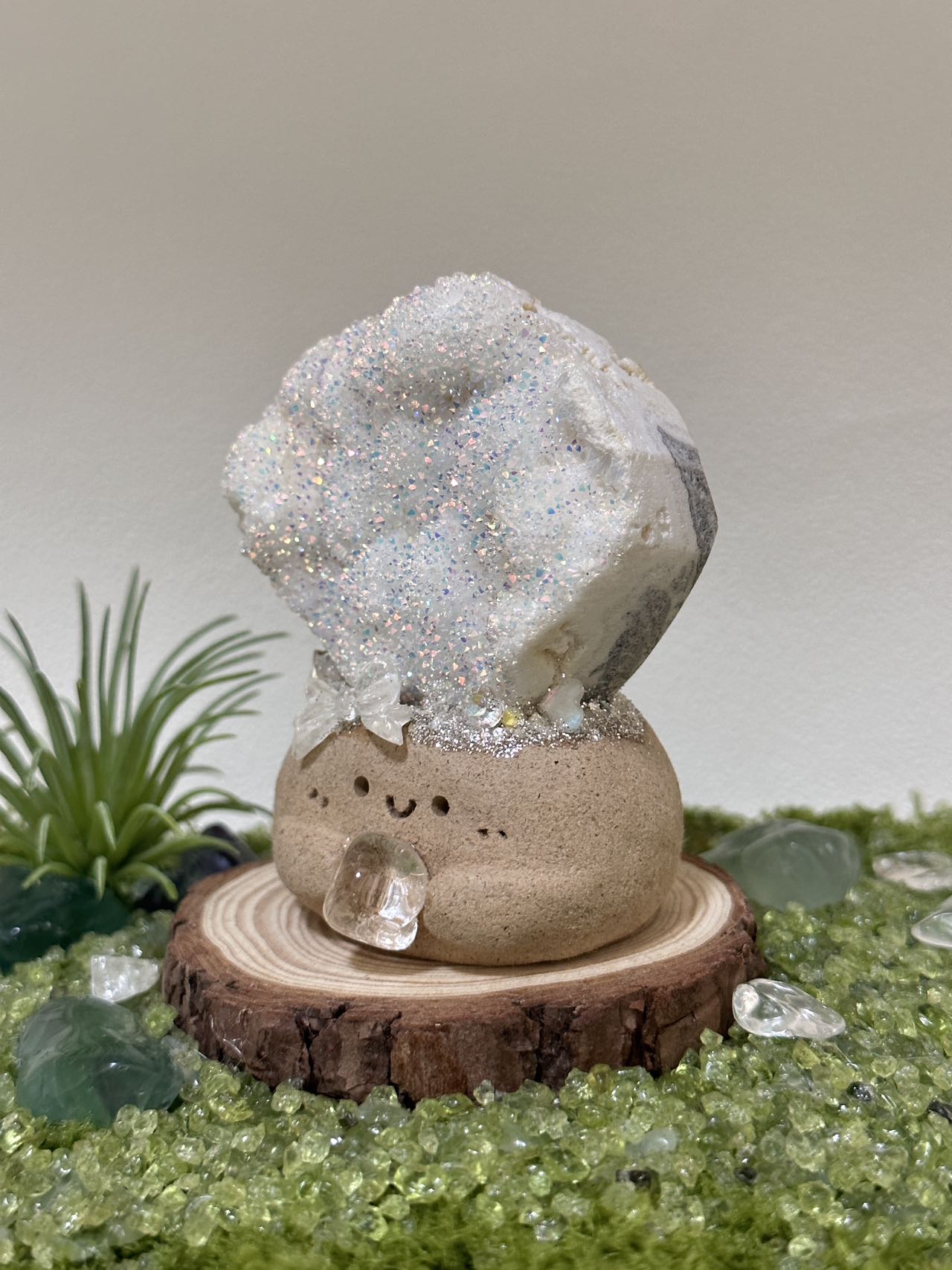 White crystal (electroplated)