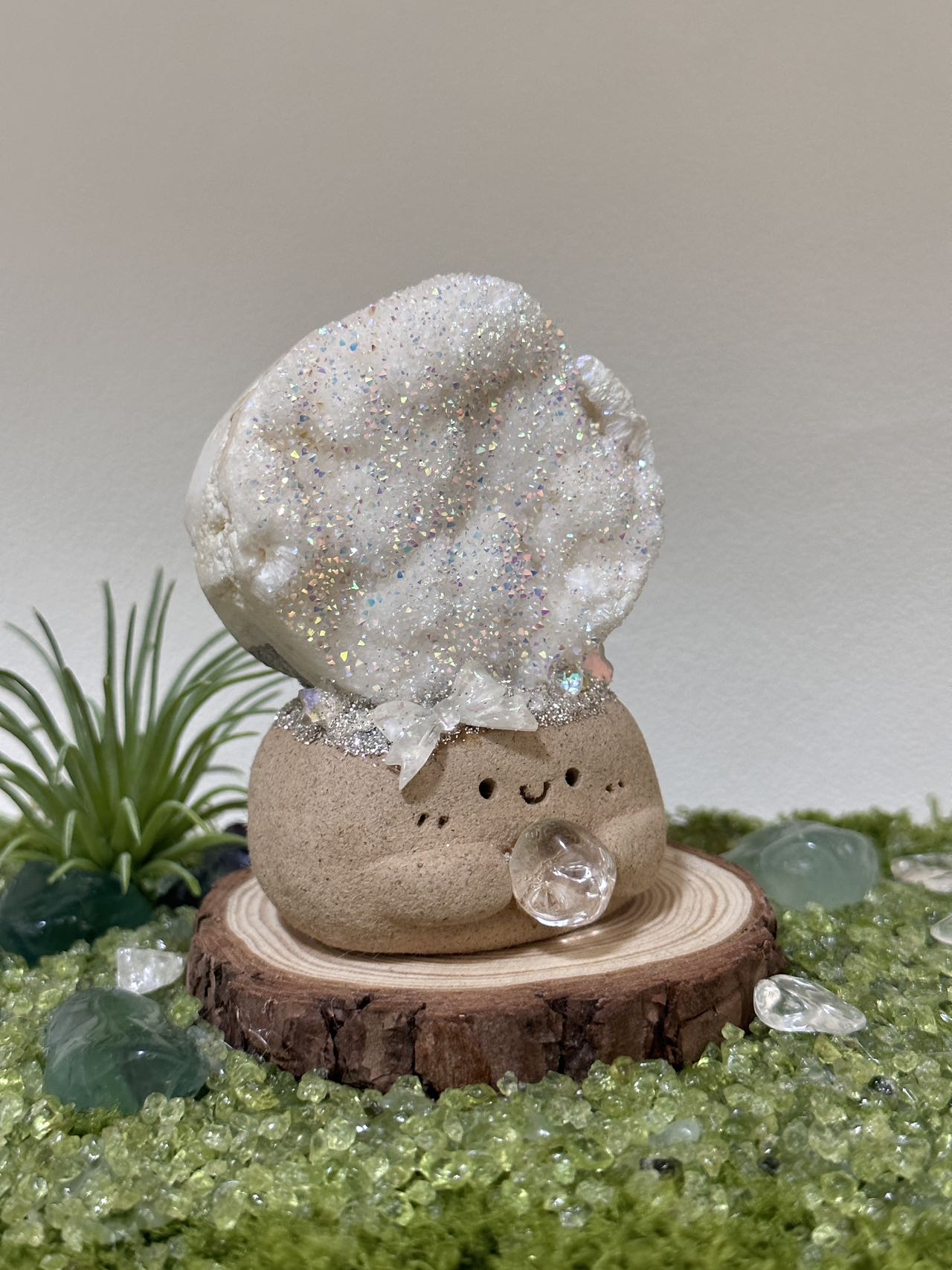 White crystal (electroplated)