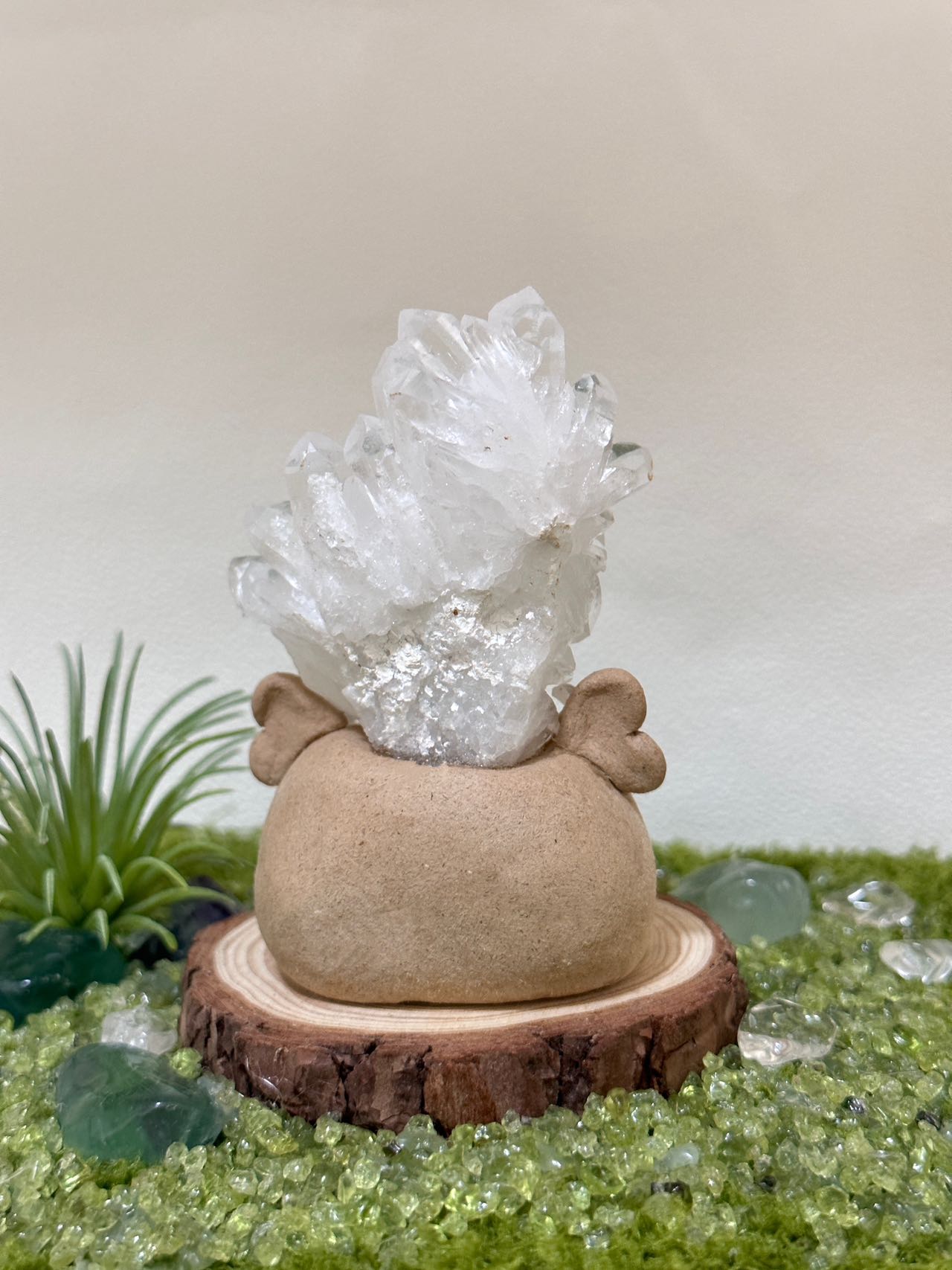 White crystal flower