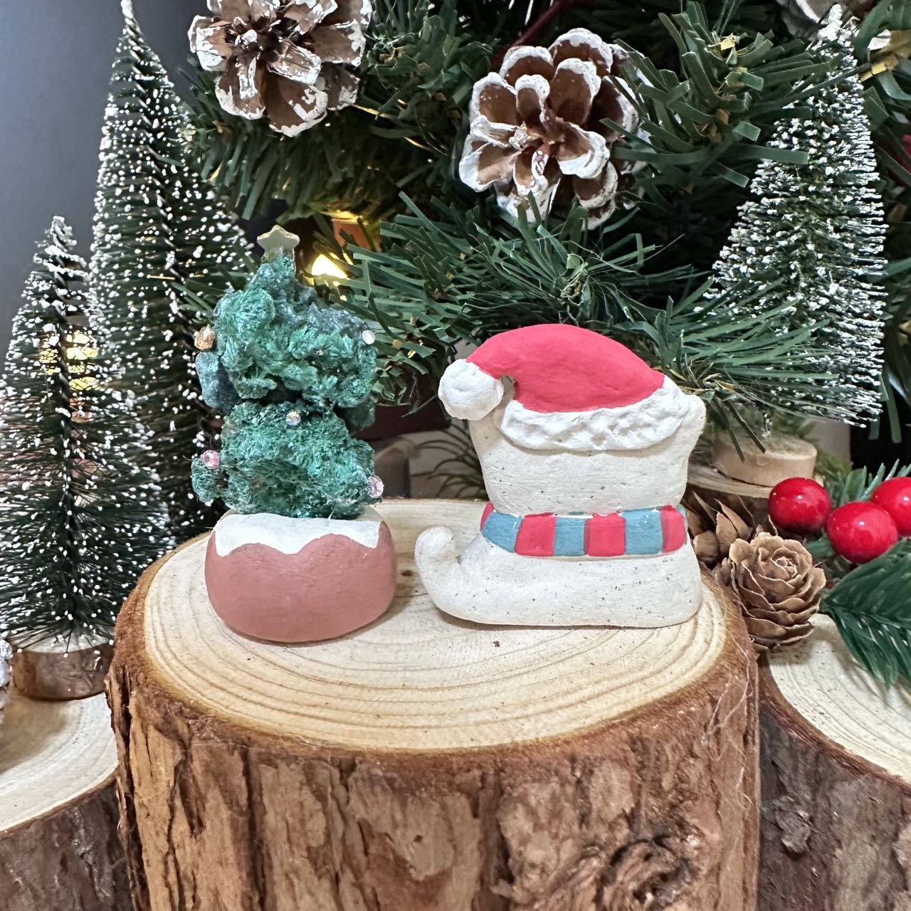 Kitten Cobalt Christmas Tree