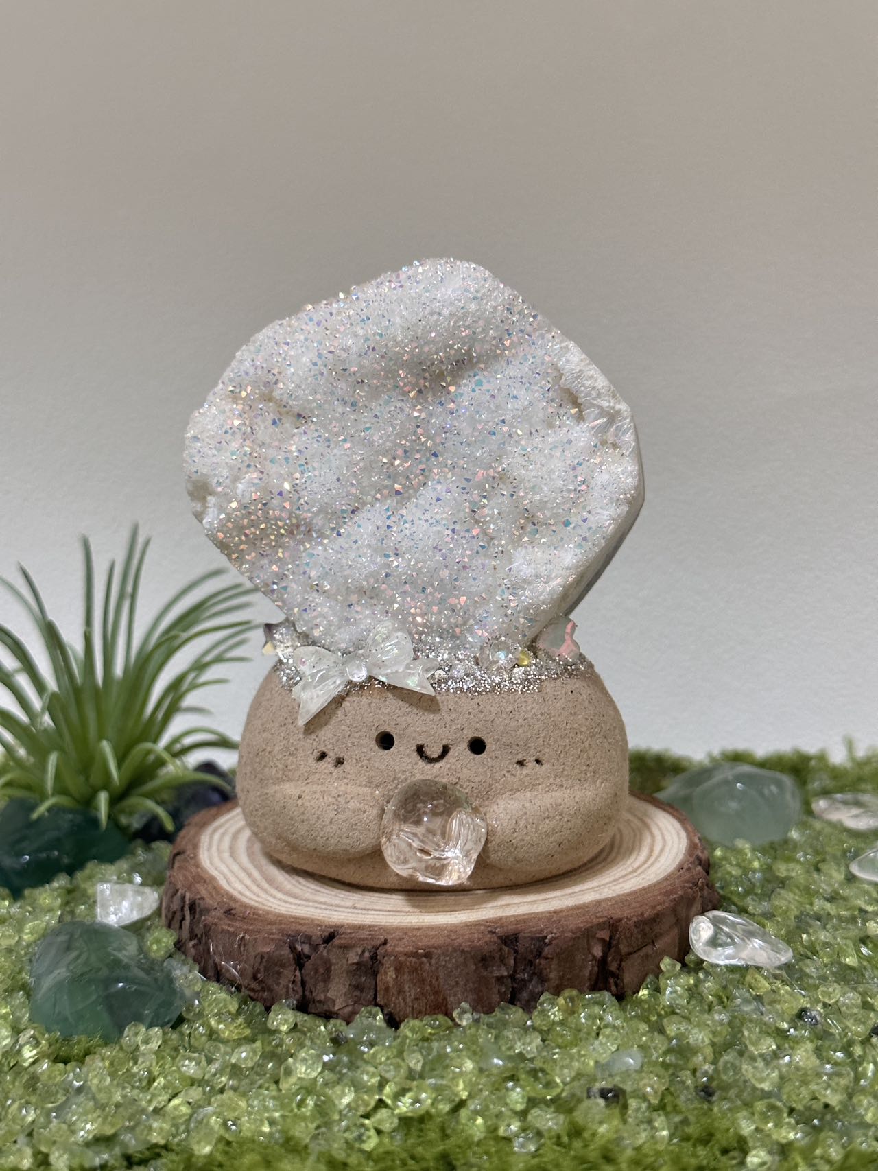 White crystal (electroplated)