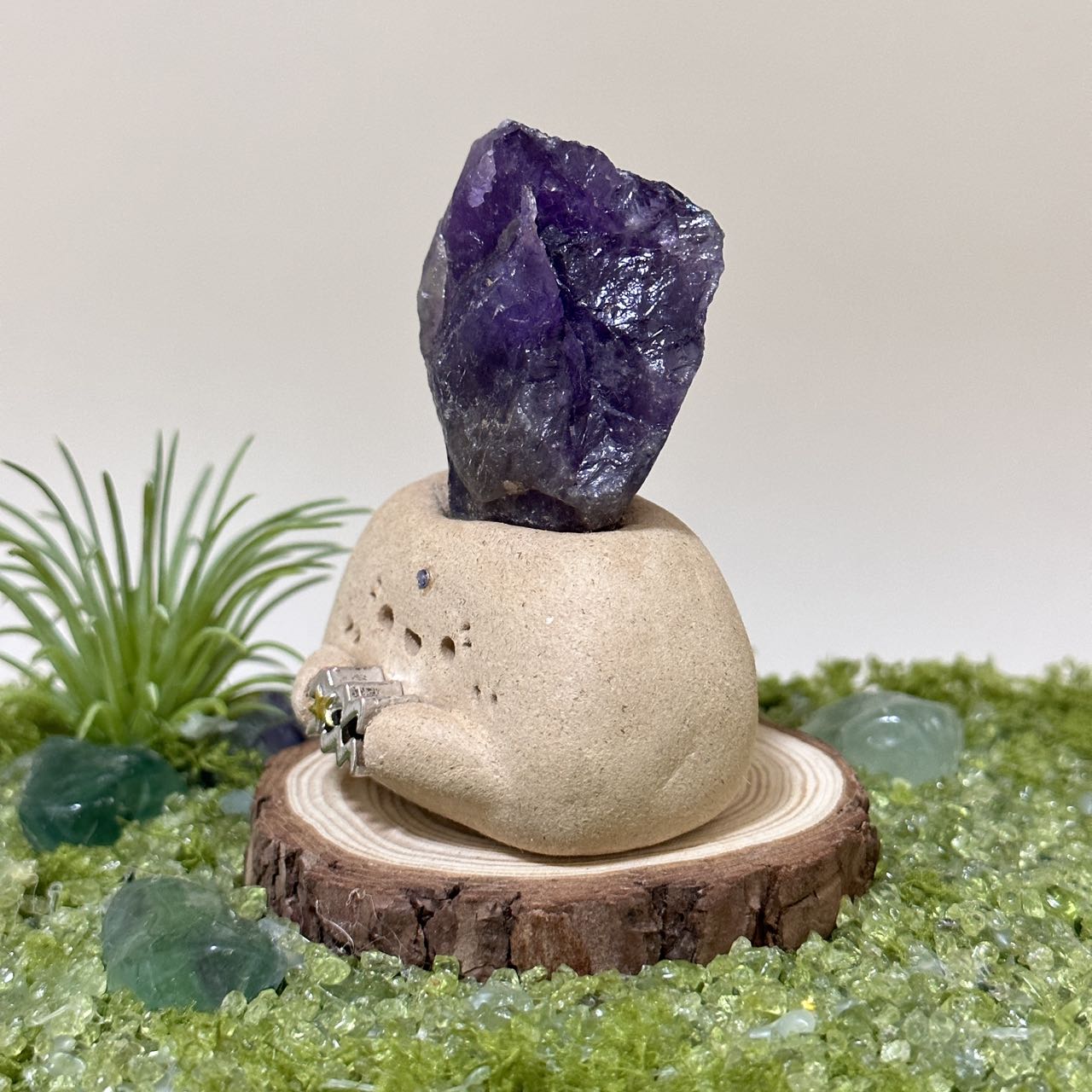 Amethyst Water Bottle, Aquarius